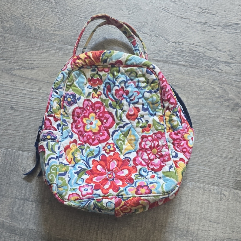 Vera Bradley Hope Harden Colorful Floral Lunch Bag